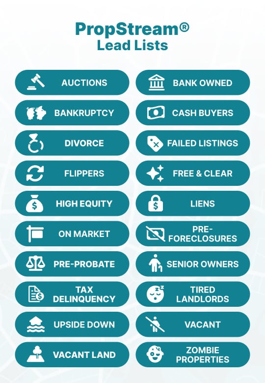 PropStream Lead Lists