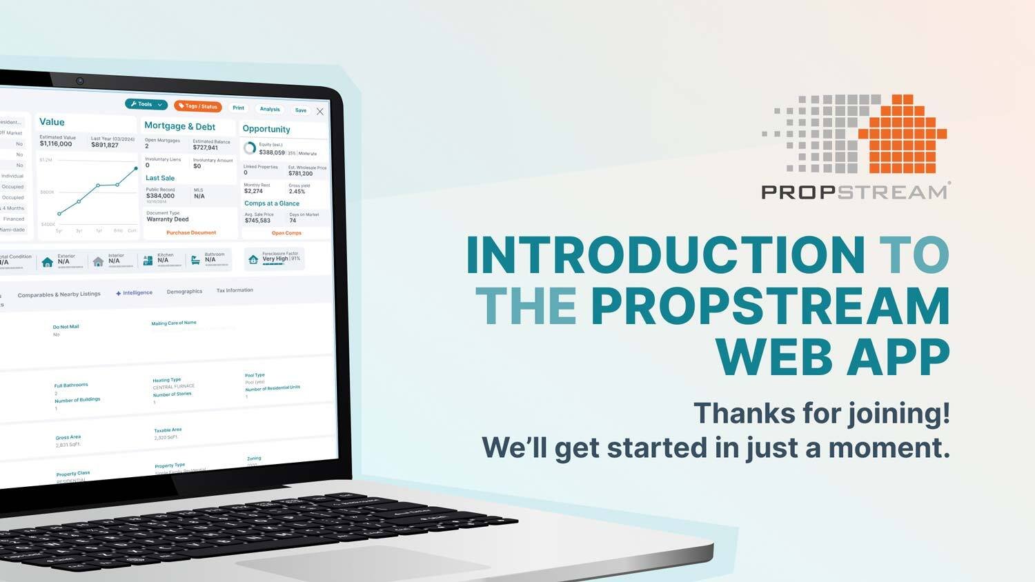 Monday PropStream Webinar Master the Basics