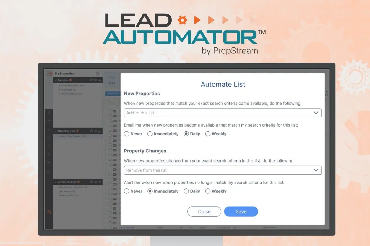 propstream lead automator screenshot