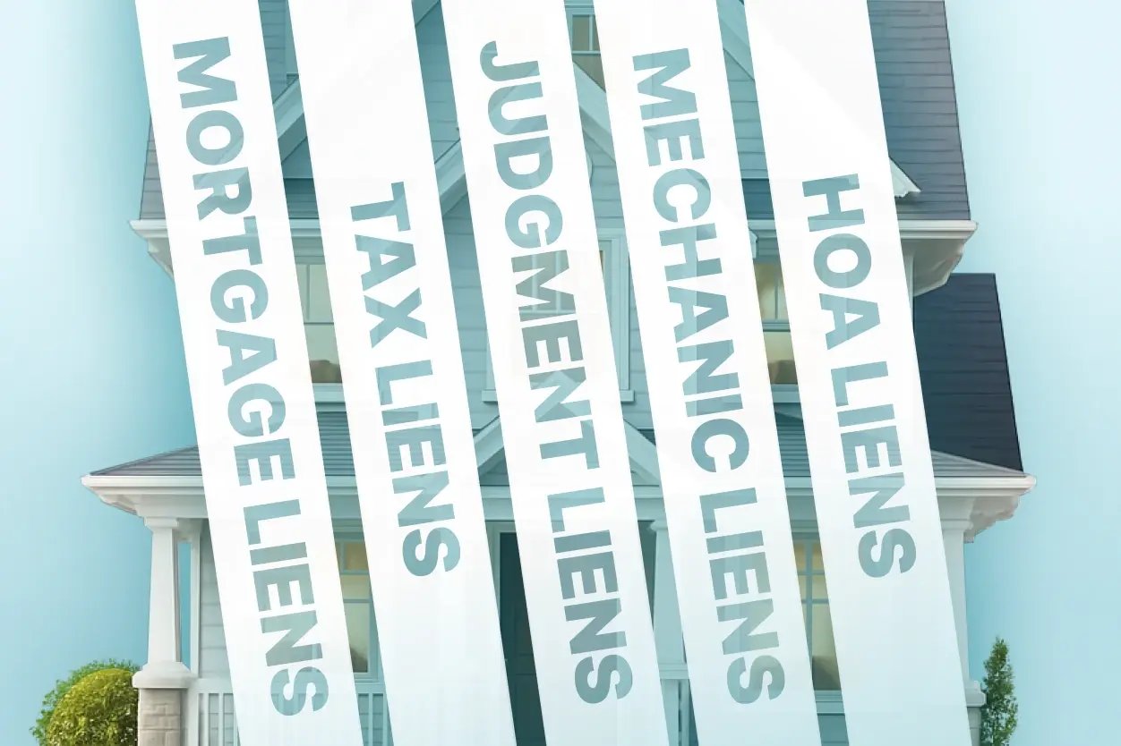 types of property liens graphic