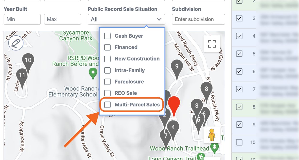 Changes to The Multi-Parcel Sales Option