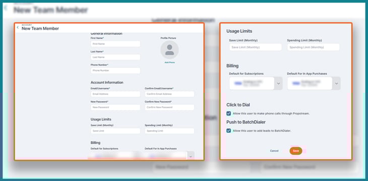 push-to-dial team-settings - V3