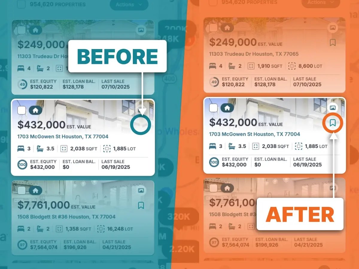 bookmarking icon before and after