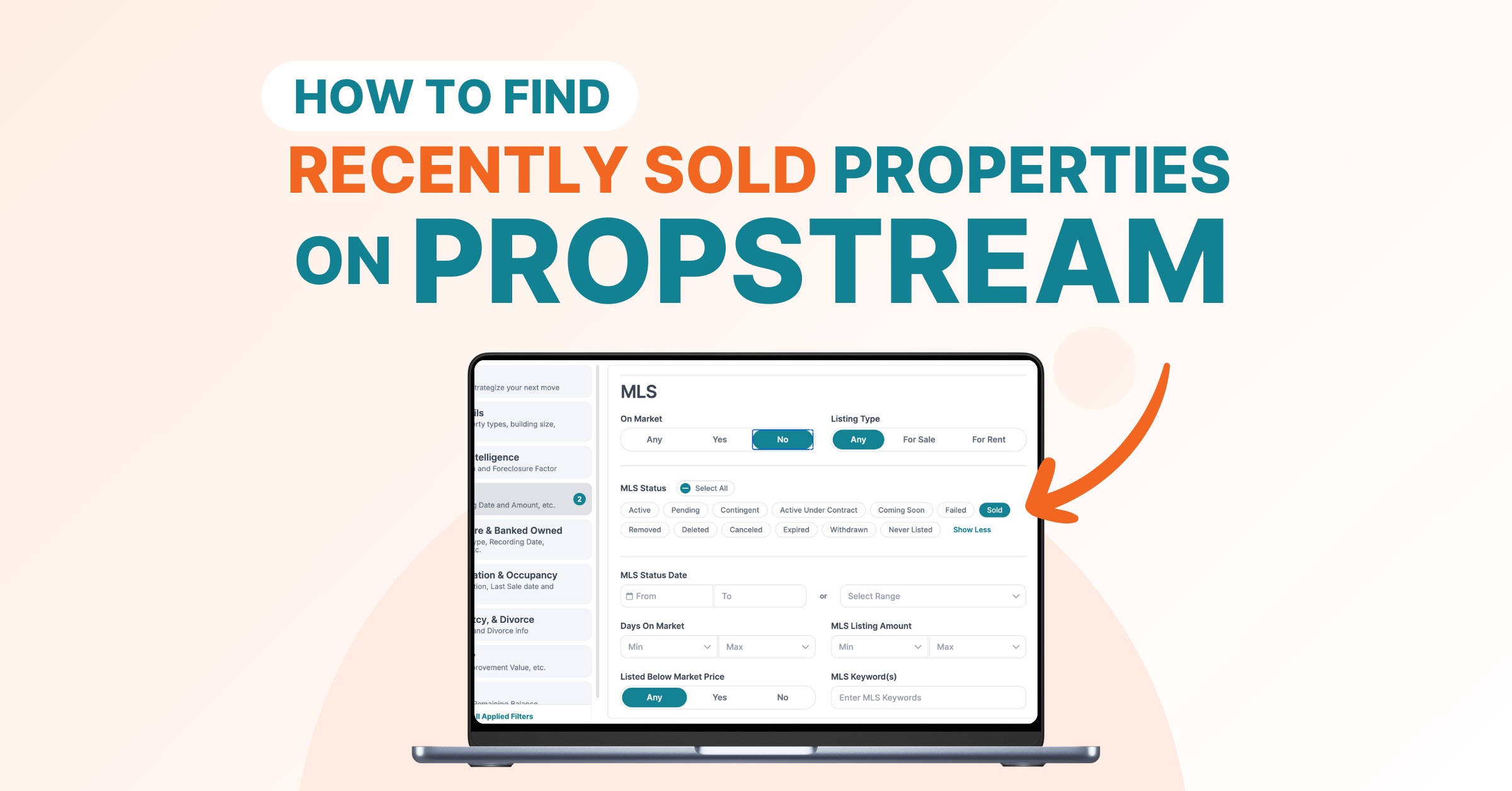 how to find recently sold properties