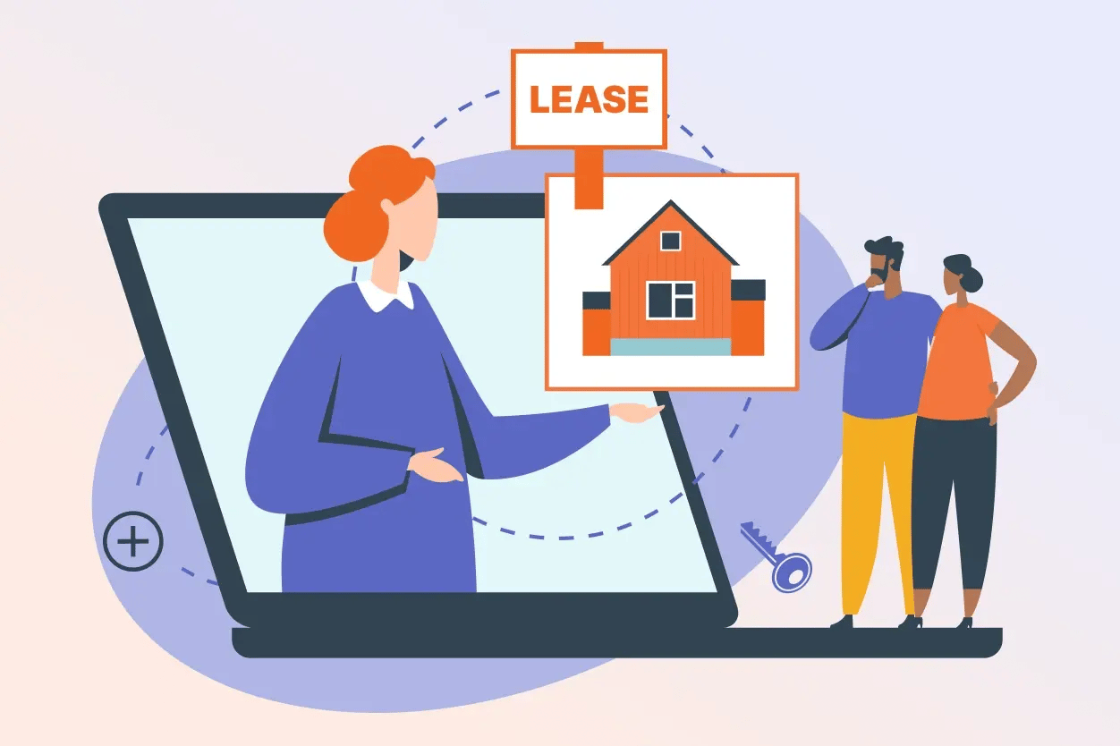 a visual showing renters choosing leasing over buying in a high-cost housing market.