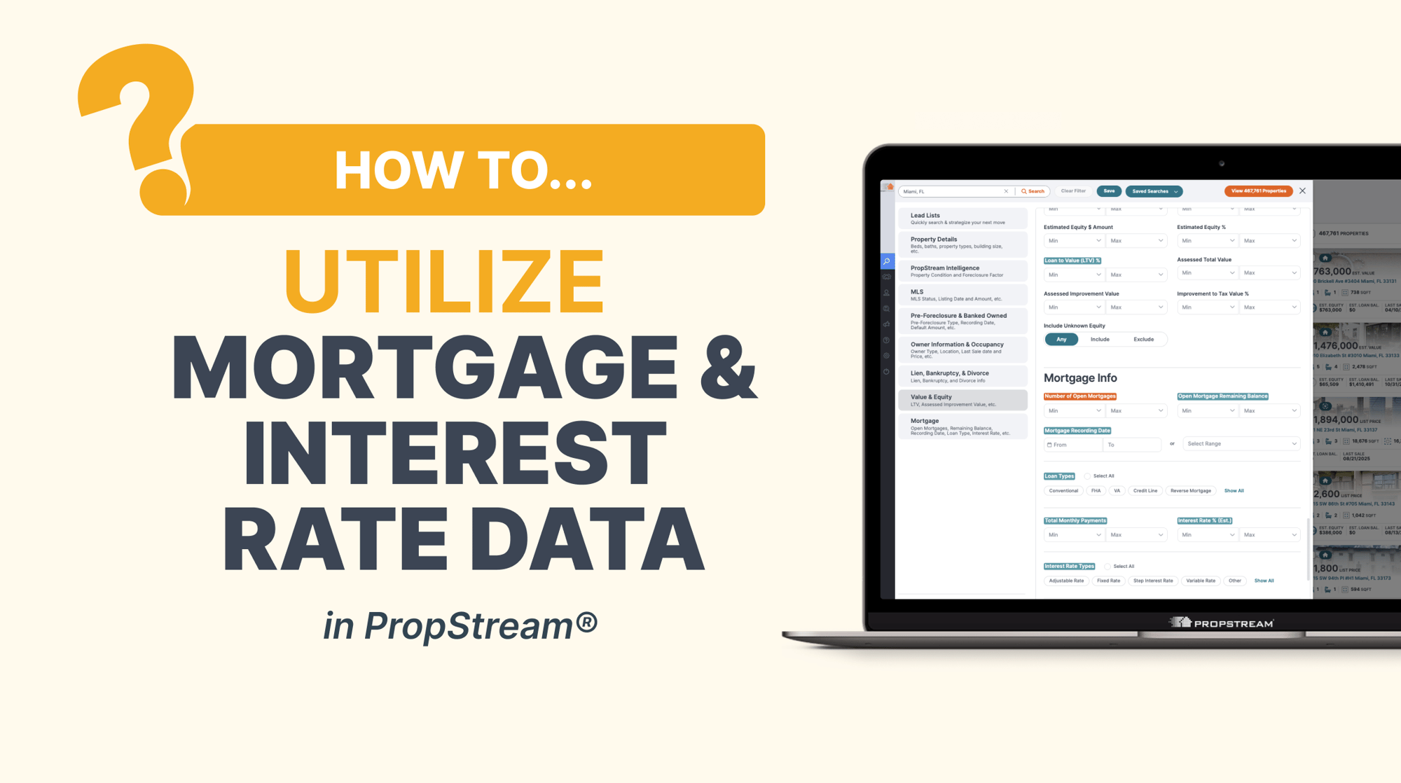 Mortgage and Interest Rate Data