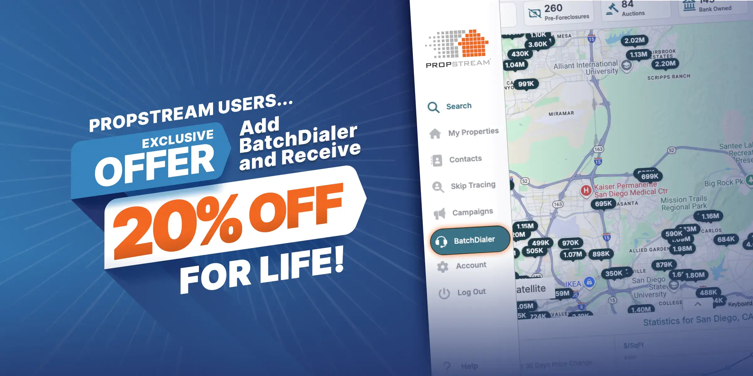 PropStream Launches New BatchDialer Quick Access in Sidebar