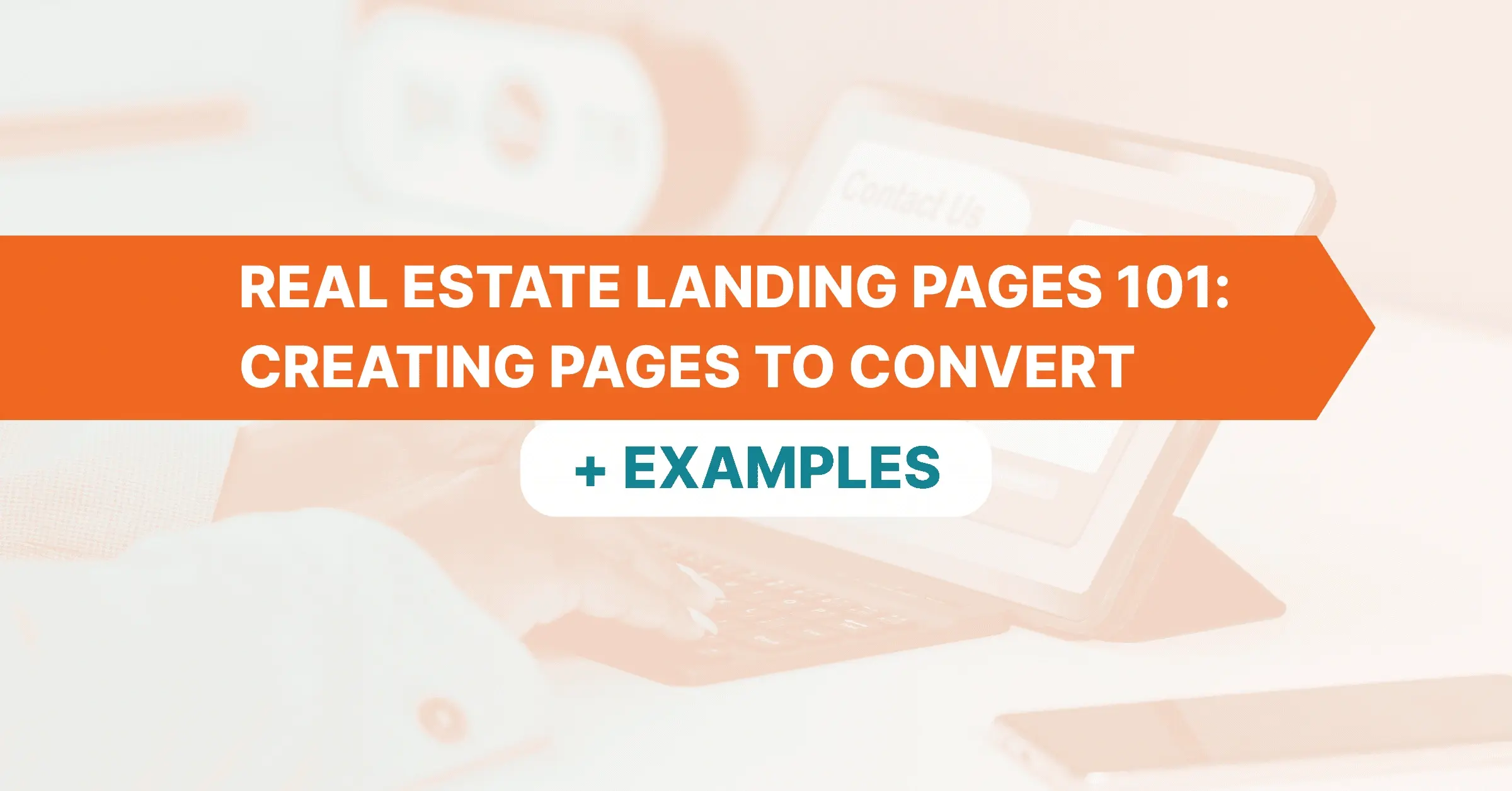 real estate landing pages graphic
