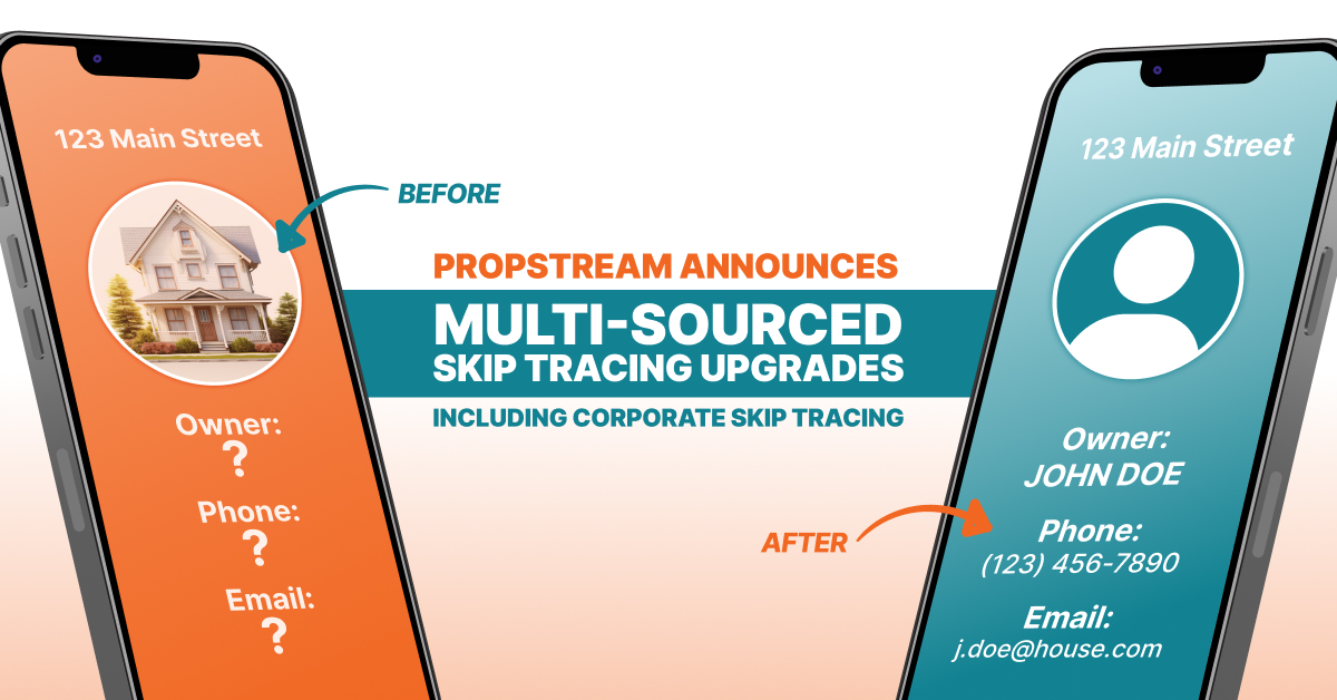 PropStream multi sourced skip tracing upgrades