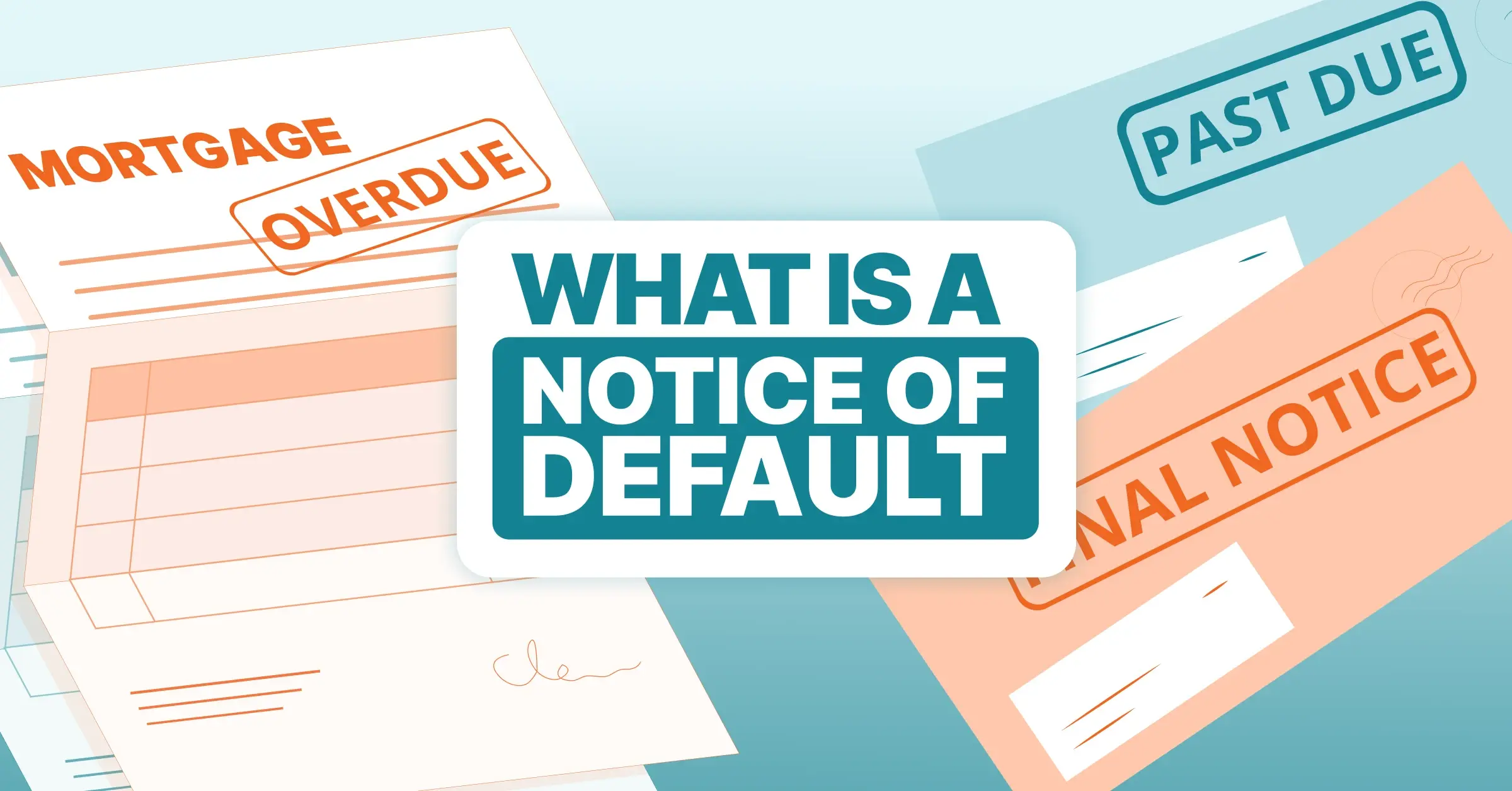 What is a notice of default graphic