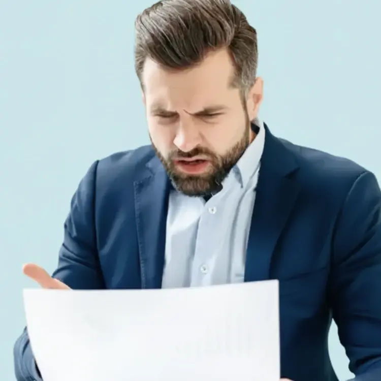 Man looking for qualified leads