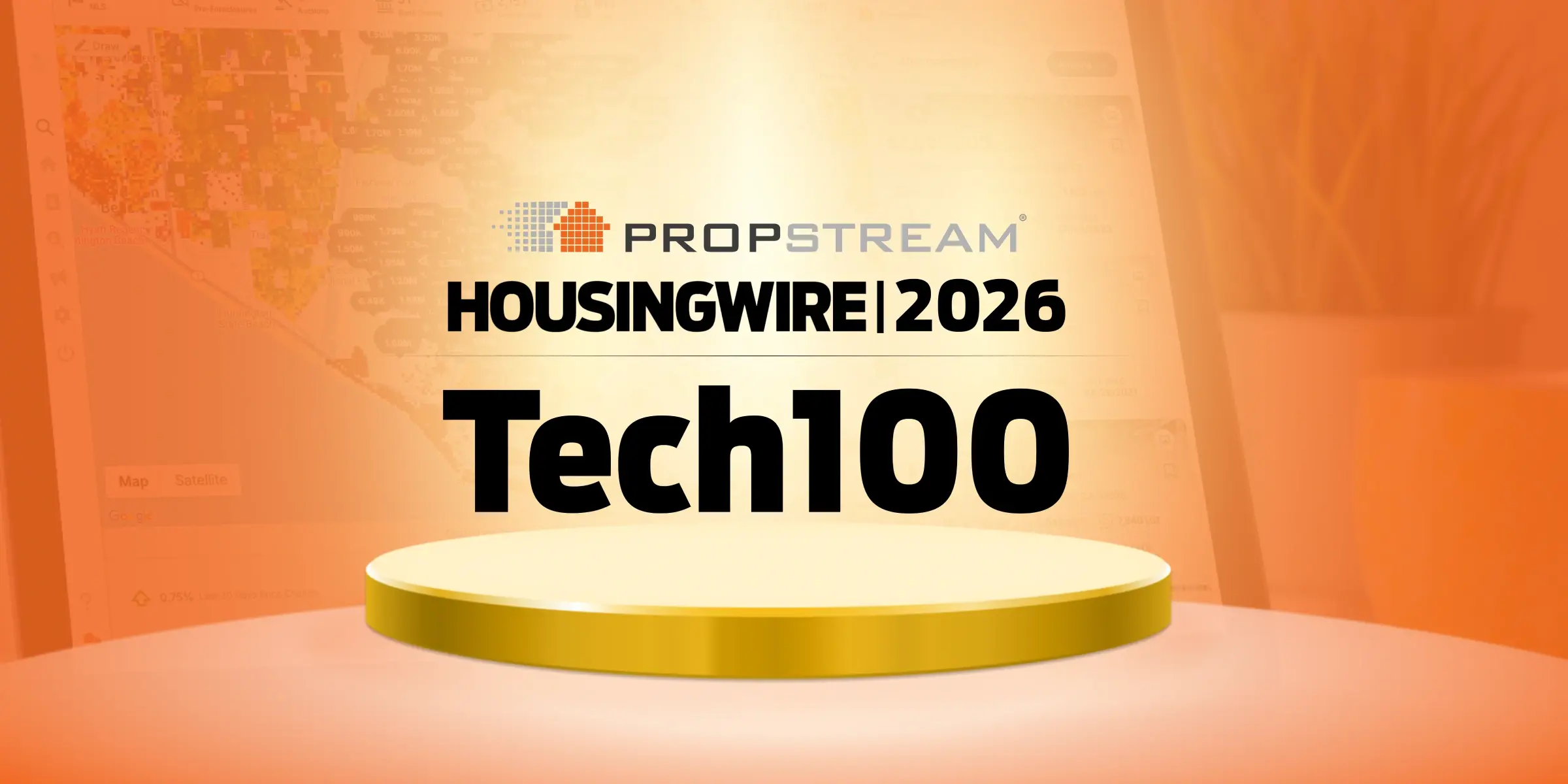 PropStream names 2026 Tech100 Honoreee by Housing Wire.